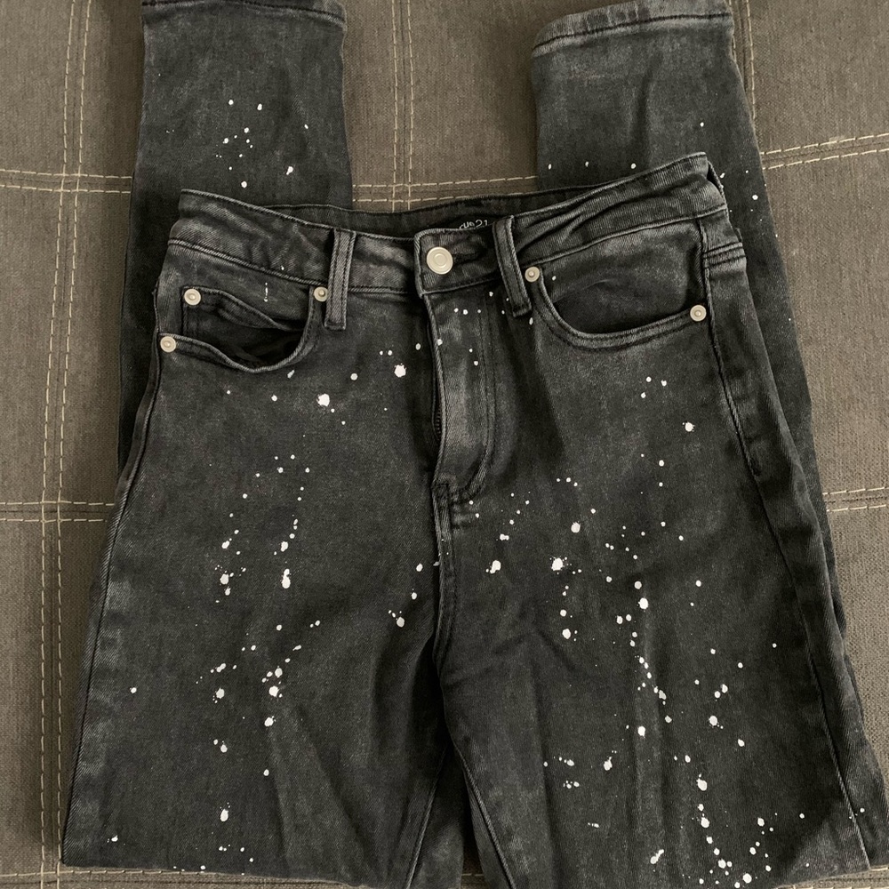 Rue 21 Black Wash Denim Jeans Size 2